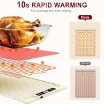 Portable Electric Food Warming Mat for Parties