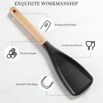 2-Pack Heat-Resistant Silicone Spatula Spoon Set