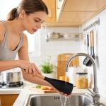 2-Pack Heat-Resistant Silicone Spatula Spoon Set