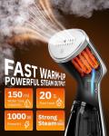 Handheld Fabric Steamer for Clothes - 1000W