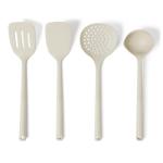 Silicone Cooking Spoon and Ladle Set, 4-Piece