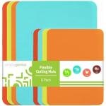 Color-Coded Flexible Cutting Boards - 8-Pack