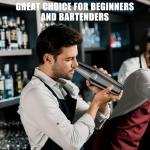 Boston Cocktail Shaker Set with Recipe Guide