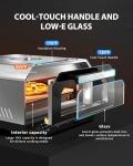 12-Inch Indoor Pizza Oven with Touchscreen Presets