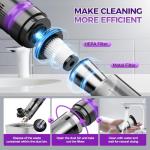 Cordless Handheld Vacuum with Charging Dock - 3-in-1