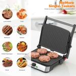 MIRASTON Electric Panini Press and Sandwich Maker