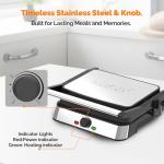 MIRASTON Electric Panini Press and Sandwich Maker