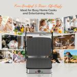 MIRASTON Electric Panini Press and Sandwich Maker