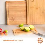 Bamboo Cutting Board Set of 3 - Food Safe