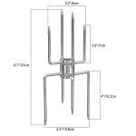Fire Rotisserie Meat Forks Set for Grills
