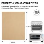 200PCS Air Fryer Parchment Paper Sheet Liners