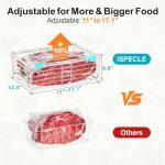 iSPECLE Freezer Organizer Bins - 4 Pack, Stackable