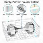 iSPECLE Freezer Organizer Bins - 4 Pack, Stackable