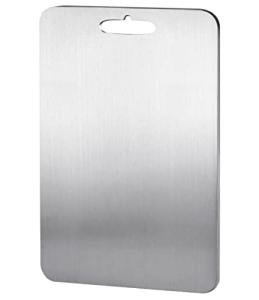 YEAVS Heavy Duty Stainless Steel Chopping Board