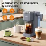 Tastyle Single Serve Coffee Maker with Frother