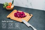 Eco-Friendly Wood Cutting Board with Juice Grooves
