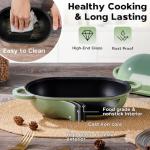 Onader 2.8QT Enameled Cast Iron Dutch Oven