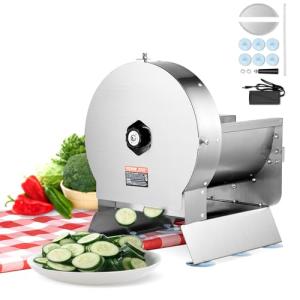 VEVOR Adjustable Electric Vegetable Slicer Machine