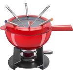 Zwilling Fondue Set with Cast Iron Pan and Forks