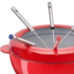 Zwilling Fondue Set with Cast Iron Pan and Forks