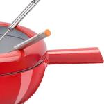 Zwilling Fondue Set with Cast Iron Pan and Forks