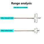 Beslands 6-Piece Telescoping Bore Gauge Set