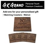 Custom Engraved Walnut Cutting Board Wedding Gift