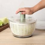 Sur La Table 6.3 Qt Salad Spinner - Juniper Green