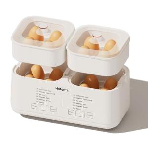 Hofenta Electric Egg Cooker with Timer, 16 Eggs