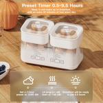 Hofenta Electric Egg Cooker with Timer, 16 Eggs