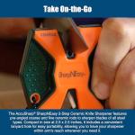 AccuSharp 2-Step Knife Sharpener in Blaze Orange