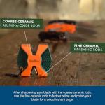 AccuSharp 2-Step Knife Sharpener in Blaze Orange