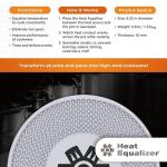 Cast Iron Heat Diffuser Plate for Stoves