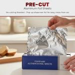 Aluminum Foil Sheets, 500-Count, Pre-Cut Pop-Up Dispenser