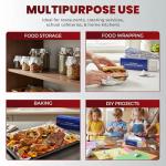 Aluminum Foil Sheets, 500-Count, Pre-Cut Pop-Up Dispenser