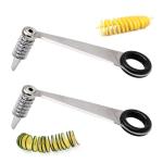2 Pack Stainless Steel Vegetable Spiralizers