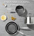 10-Piece Triply Stainless Steel Cookware Set