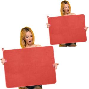 Extra Large Microfiber Dish Drying Mat - 2 Pack