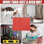 Extra Large Microfiber Dish Drying Mat - 2 Pack