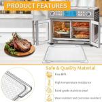 Extra Large Air Fryer Mesh Basket, 14.1" x 11.8