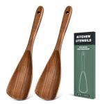 Wooden Spatula Cooking Spoon Set, Heat Resistant