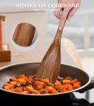 Wooden Spatula Cooking Spoon Set, Heat Resistant