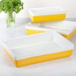 Martha Stewart 3-Piece Yellow Bakeware Set