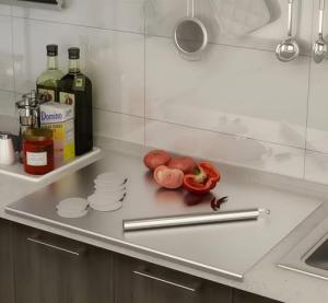 Large Stainless Steel Cutting Board for All Foods