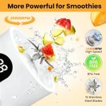 WISHBAY Portable Blender for Smoothies and Shakes