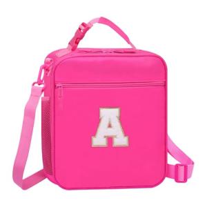 Insulated Lunch Bag with Water Bottle Holder