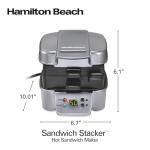 Hamilton Beach Customizable Hot Sandwich Maker
