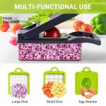 16-in-1 Vegetable Chopper with 8 Blades