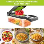 16-in-1 Vegetable Chopper with 8 Blades