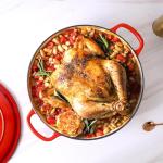 Enameled Cast Iron Dutch Oven Braiser, 3.8 QT